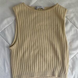 XS-S Beige Zara top
